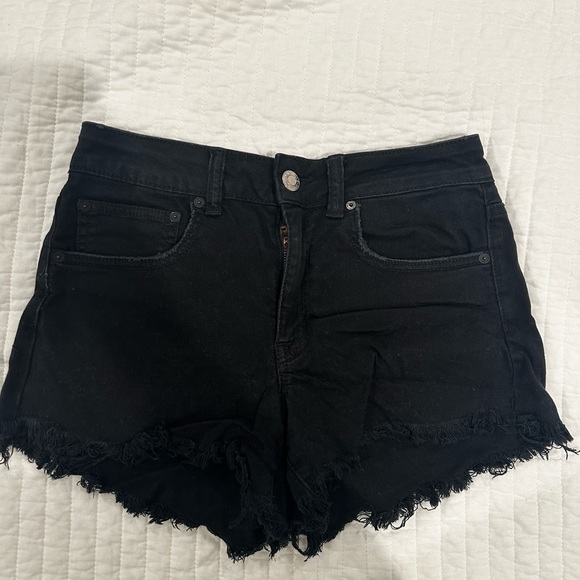 American Eagle Black Booty Shorts (high waisted) - Picture 6 of 6